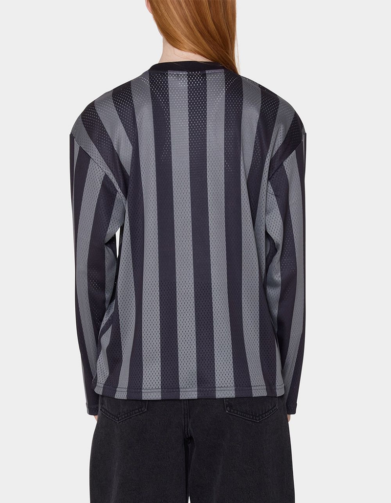 OBEY Bound Mesh Stripe Womens Long Sleeve Tee image number 3