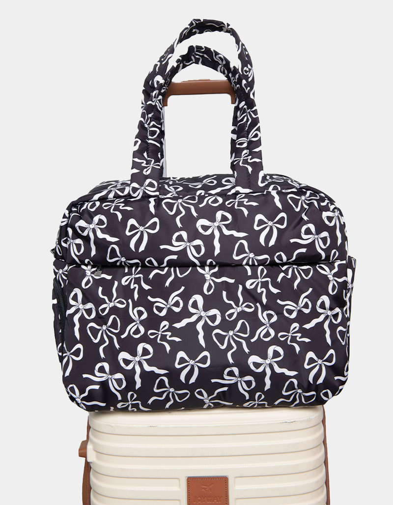 KATYDID Bows All Over Weekender Bag image number 2