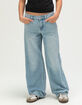 RSQ Girls Low Rise Wing/Heart Embroidered Jeans image number 5