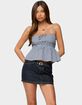 EDIKTED Zahara Gingham Babydoll Top image number 1