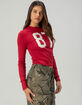 RSQ Womens 87 Long Sleeve Baby Tee image number 3