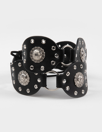 Flower Grommet Wrap Belt Primary Image