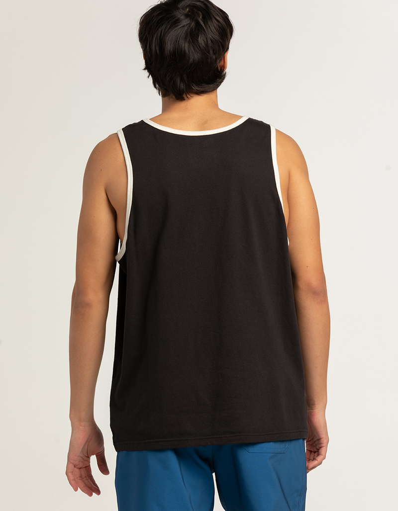 BLUE CROWN Mens Solid Pocket Tank Top image number 3