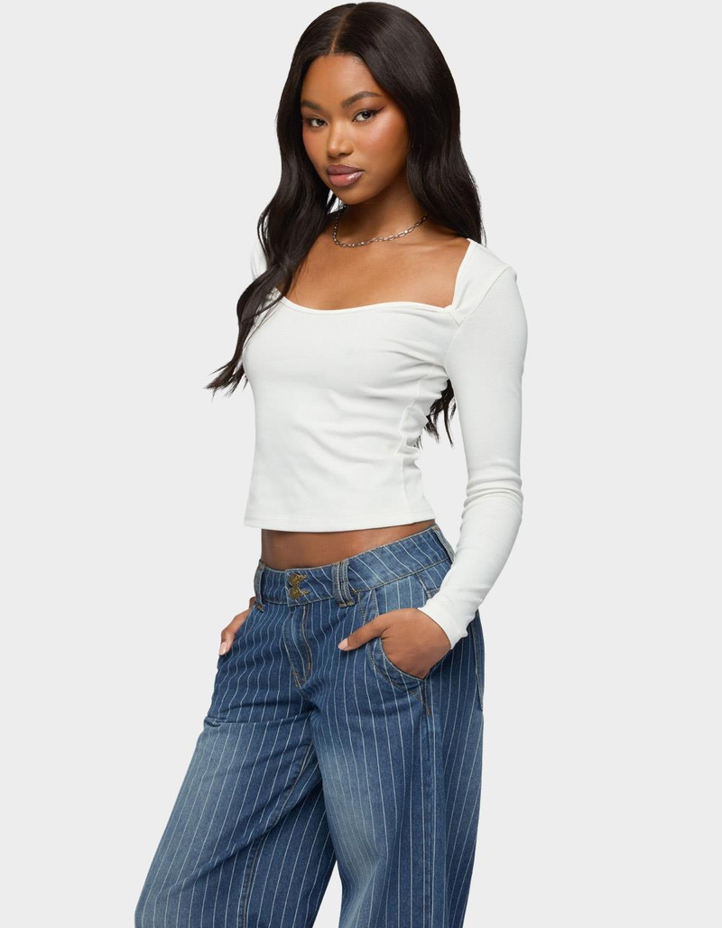 EDIKTED Ximena Scoop Neck Top image number 1