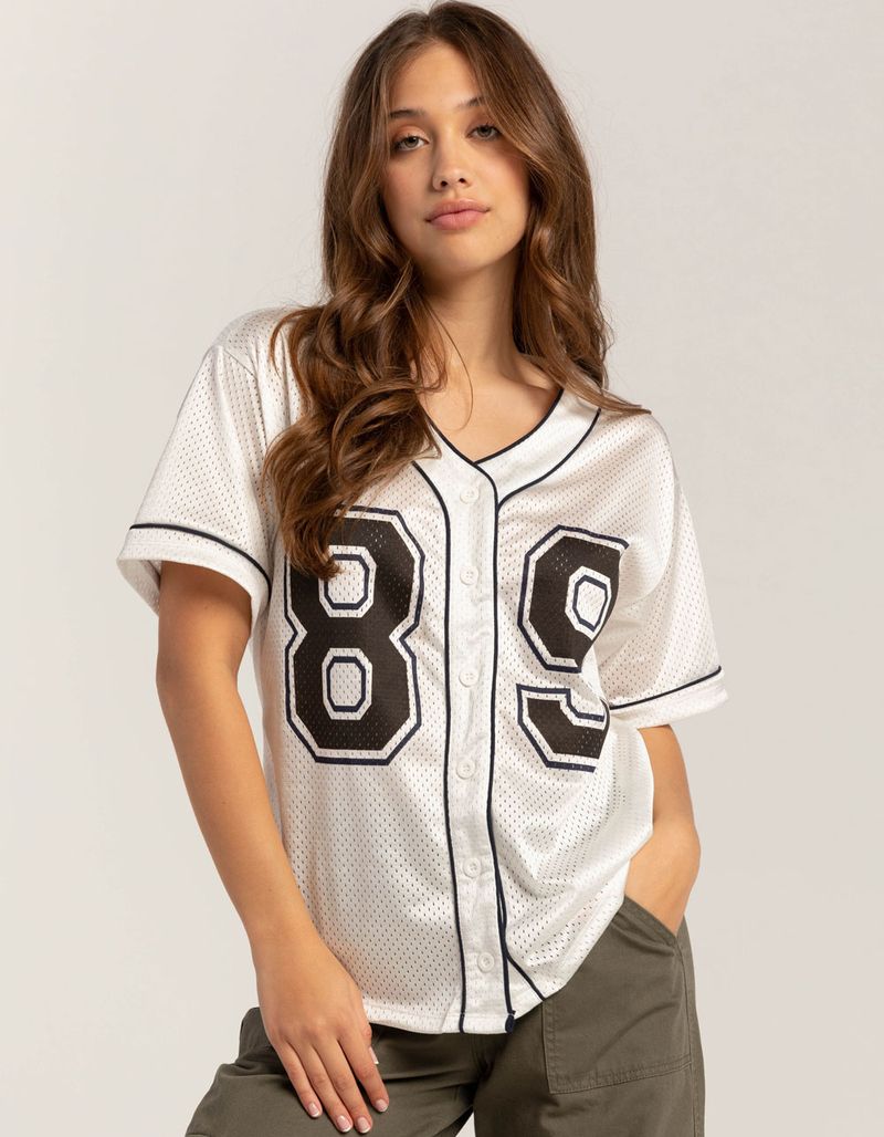 RSQ Womens 89 Baseball Jersey image number 0