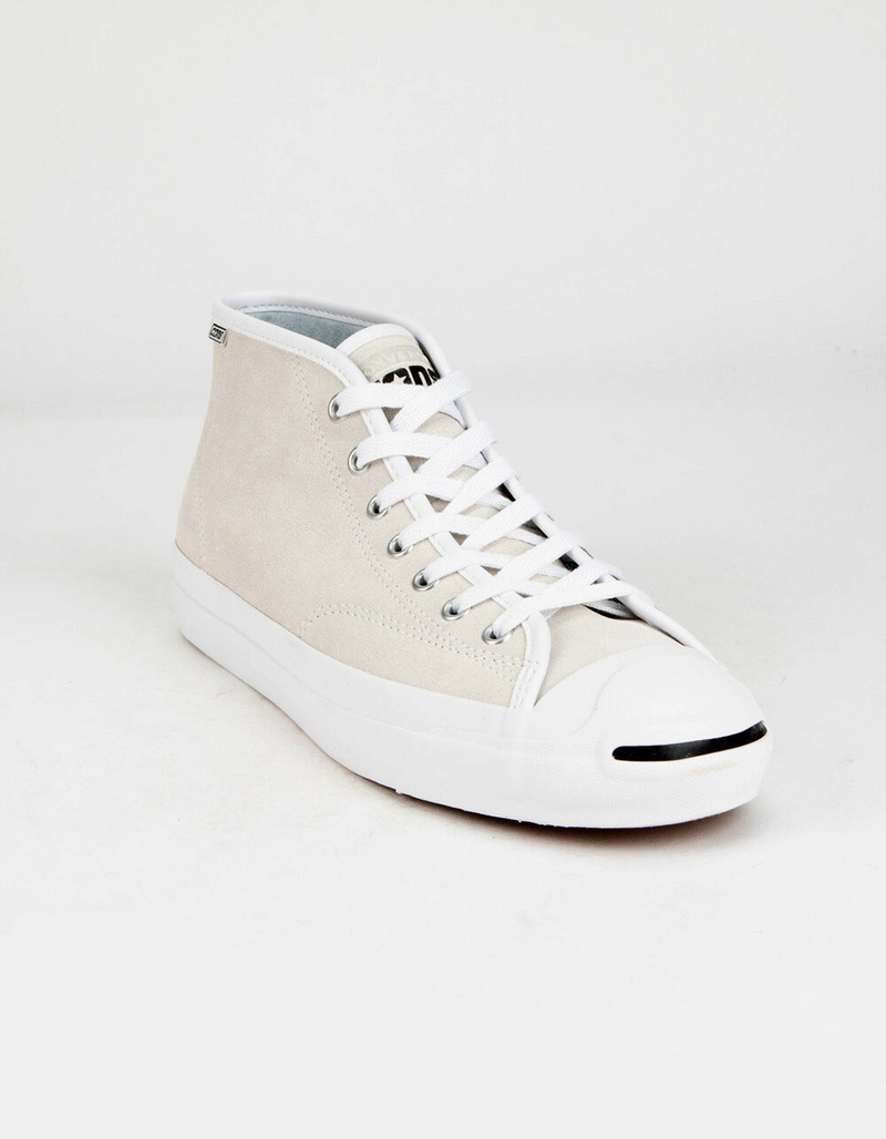 CONVERSE Jack Purcell Mid Mens White Shoes image number 1