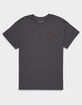 SAME GANG Rhinestone Rose Mens Tee image number 1