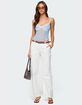 EDIKTED Contrast Lacey Mesh Tank Top image number 2