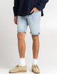 RSQ Mens Light Roll Cuff Denim Shorts image number 5