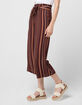 SKY AND SPARROW Stripe Crop Womens Wide Leg Pants image number 2
