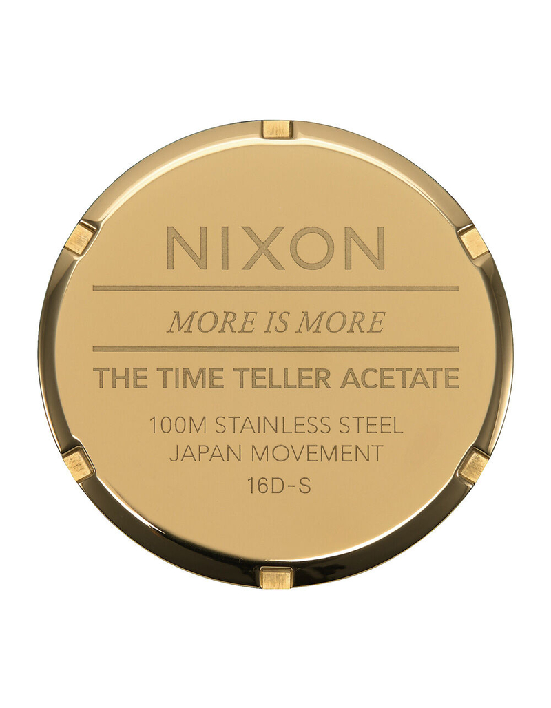 NIXON Time Teller Acetate Tortoise Watch image number 3