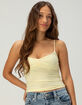 TILLYS Womens Cinch Front Butter Soft Cami image number 2