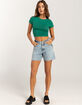 LEE Loose Cut off Rider Womens Denim Shorts image number 6