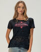AFFLICTION Angel Wings Bo Womens Sheer Top image number 1