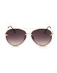 DIFF EYEWEAR Lenox Gold & Sea Tortoise Sunglasses image number 2