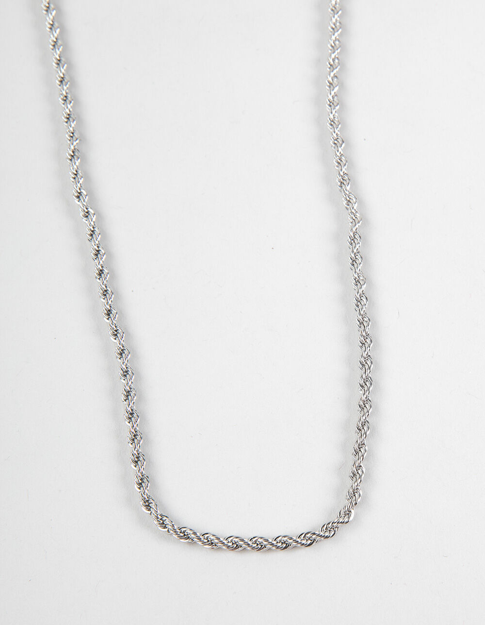 RSQ Mens 2.5mm Rope Chain Necklace - SILVER - ONE SIZE | Tillys