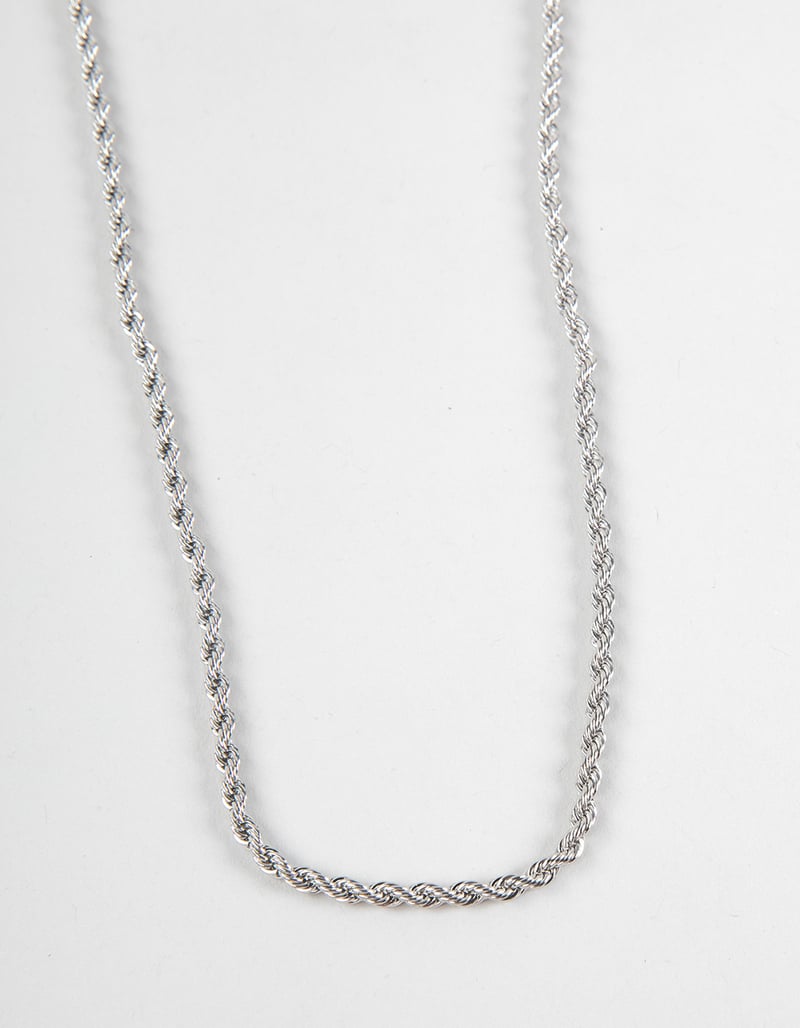 RSQ Mens 2.5mm Rope Chain Necklace image number 1