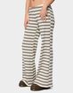 EDIKTED Avalie Striped Ribbed Pants image number 2