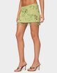 EDIKTED Sheer Sequin Bead Fringed Mini Skirt image number 2