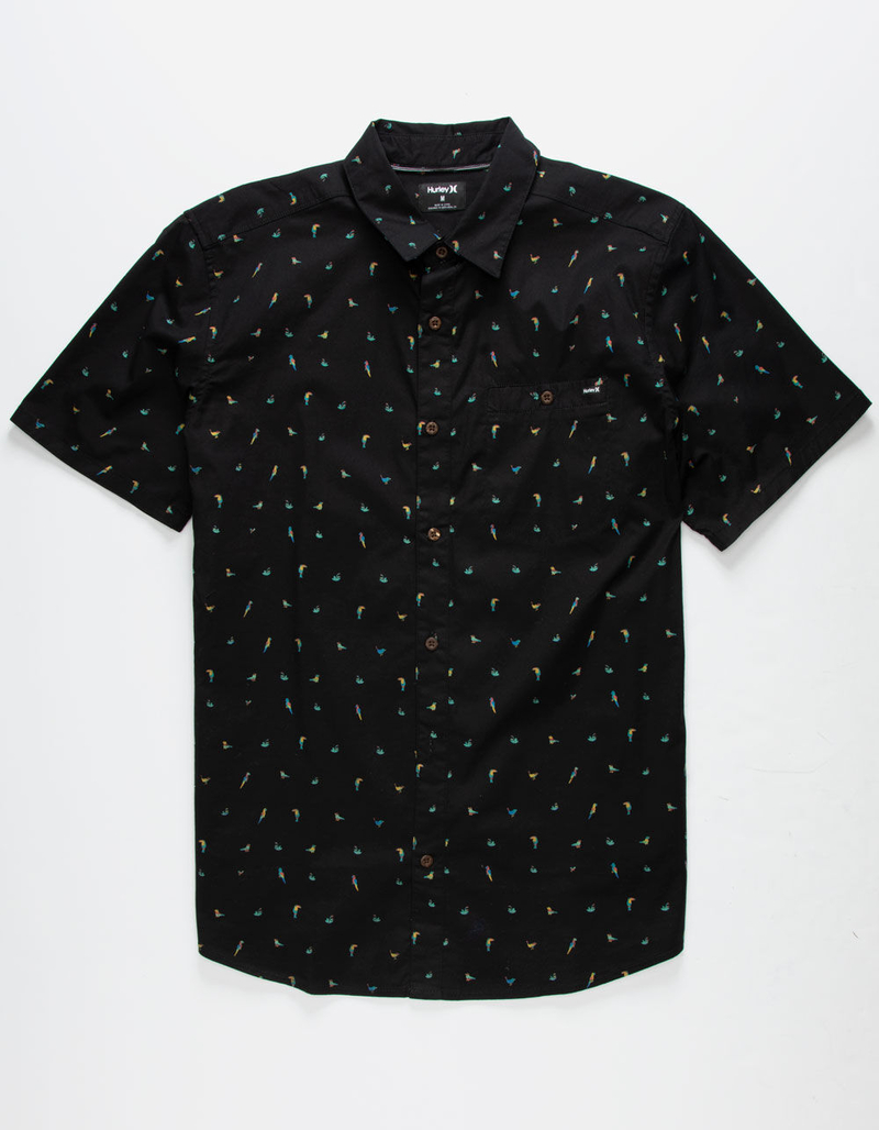 HURLEY Birds Mens Button Up Shirt image number 0