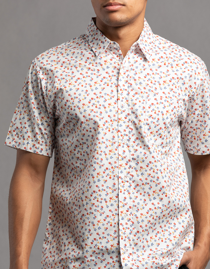 RSQ Mens Super Bloom Button Up Shirt image number 4