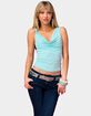 EDIKTED Barbie&trade; Cowl Neck Top image number 1