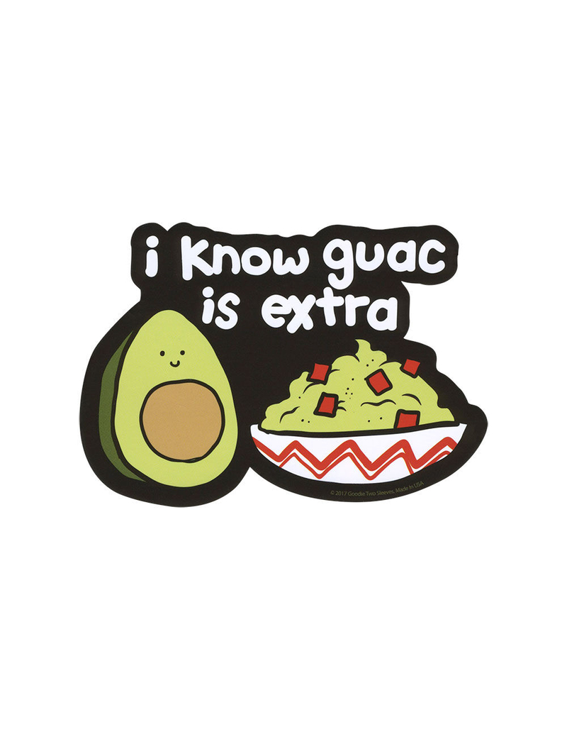 I Know Guac Is Extra Sticker image number 0
