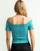 ROXY Us Together Womens Off The Shoulder Top image number 3