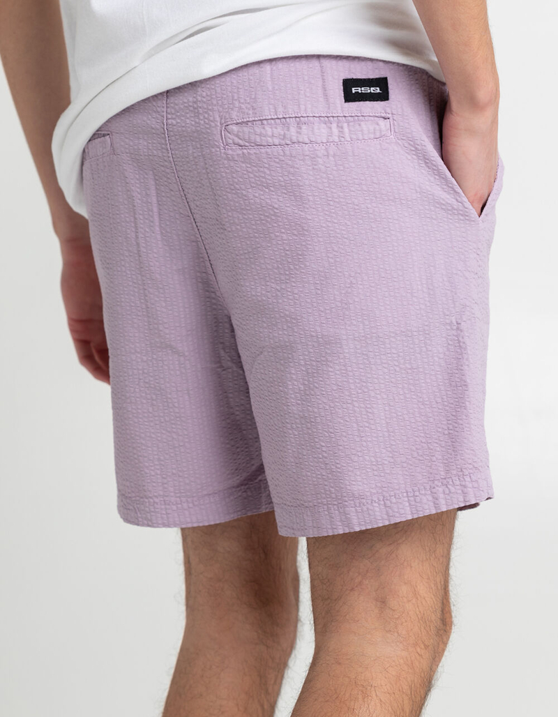 RSQ Mens Seersucker Pull On Shorts image number 2