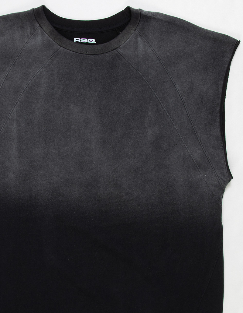 RSQ Mens Cropped Muscle Tee image number 1