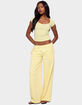 EDIKTED Chari Ribbed Scoop Neck Tee image number 4
