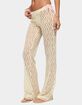 EDIKTED Liliette Sheer Textured Pants image number 2