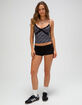 FULL TILT Plaid Mesh Womens Cami image number 2