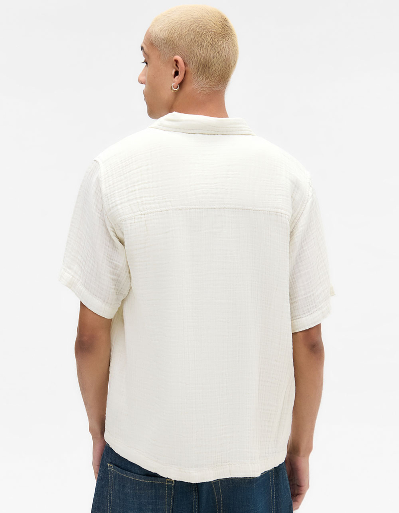 BDG Urban Outfitters Crinkle Mens Button Up Shirt image number 2