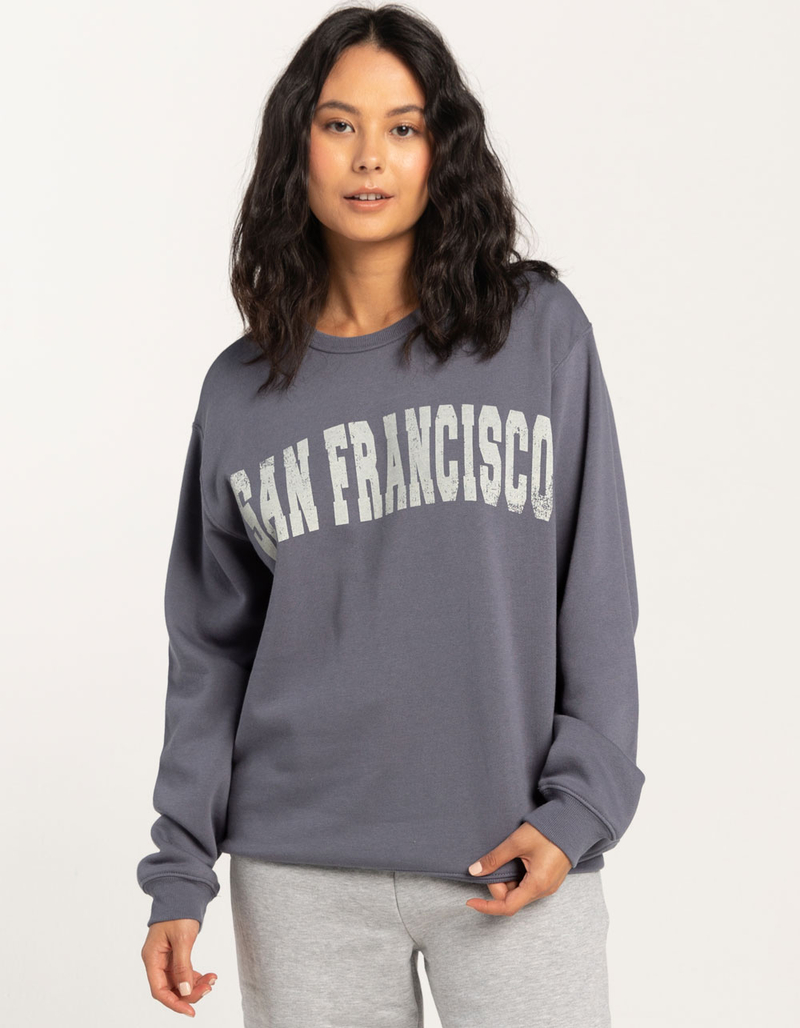 RSQ Womens San Francisco Crewneck Sweatshirt image number 0