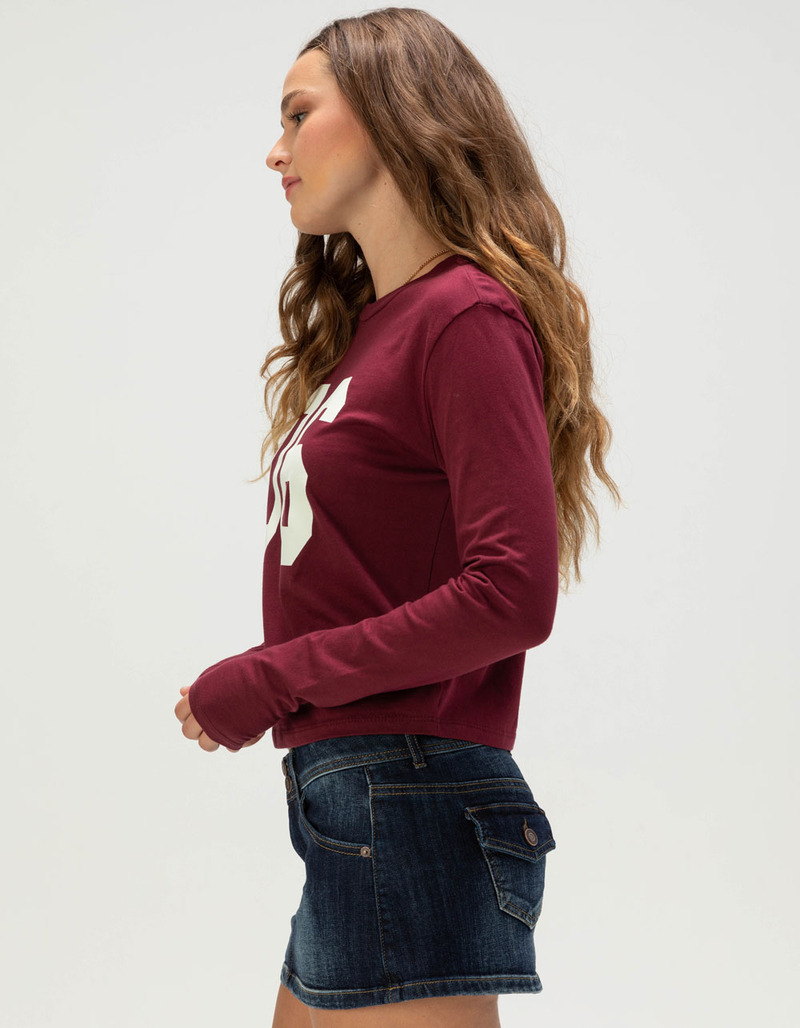 RSQ Womens 06 Long Sleeve Baby Tee image number 2