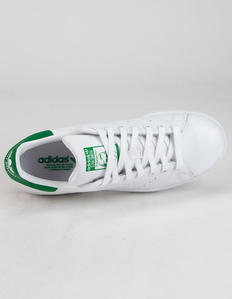 ADIDAS Stan Smith White & Green Shoes image number 2