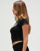 VON DUTCH Skull Womens Skimmer Tee image number 3