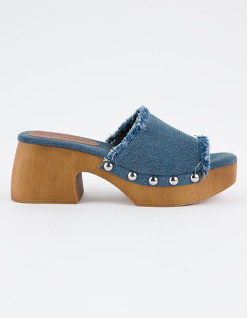 ROCK & CANDY Noelia Womens Platform Slide Sandals Alternative Image