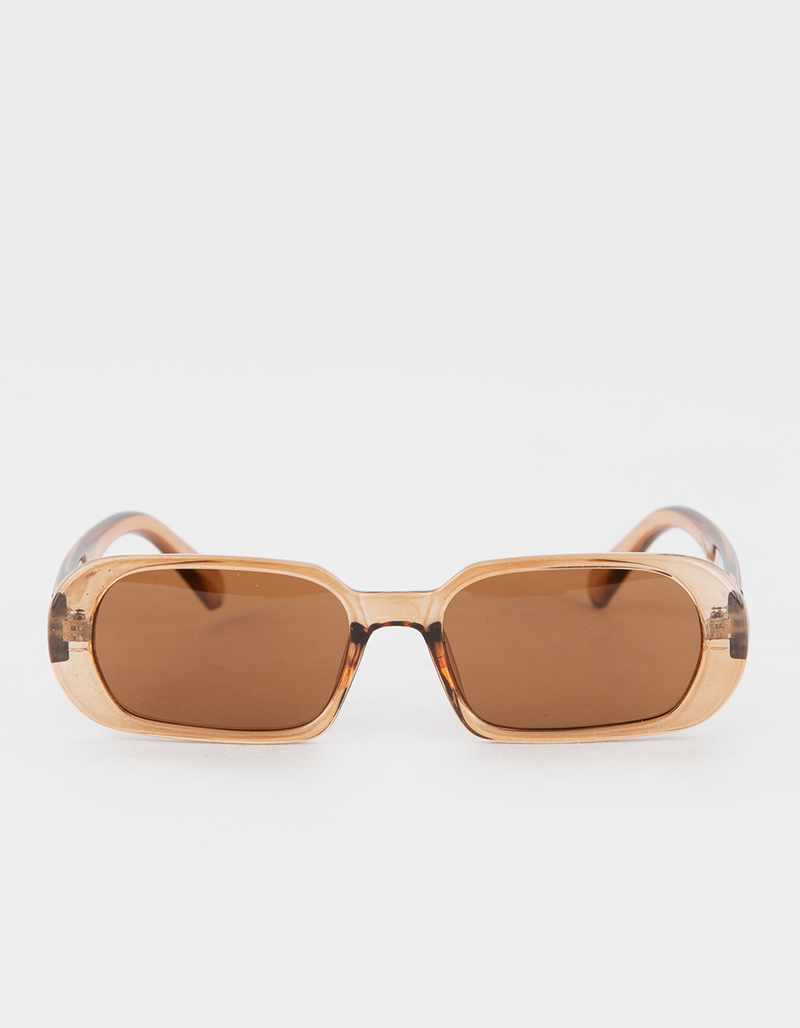RSQ Translucent Rectangle Sunglasses image number 1