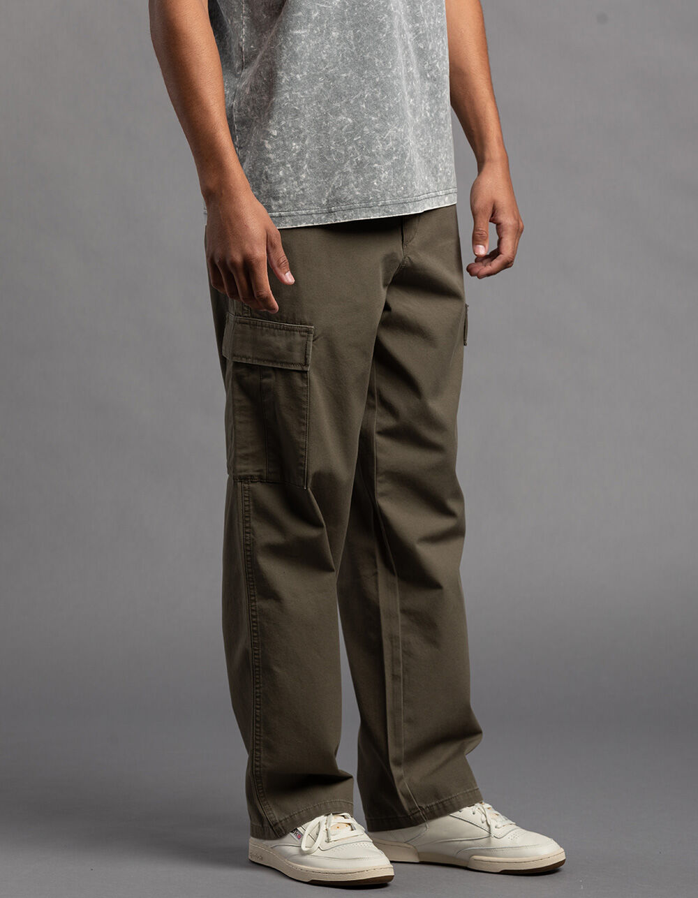 RSQ Mens Loose Cargo Pants - DK GREEN | Tillys