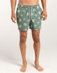 RSQ Mens Daisy 5" Swim Shorts image number 4