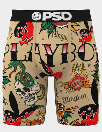 PSD x Playboy Inked Mens Boxer Briefs Primary Image