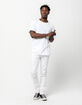RSQ London White Mens Skinny Jeans image number 5
