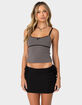 EDIKTED Elin Lace Trim Tank Top image number 1