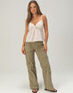 RSQ Womens Low Rise Baggy Cargo Pants image number 1