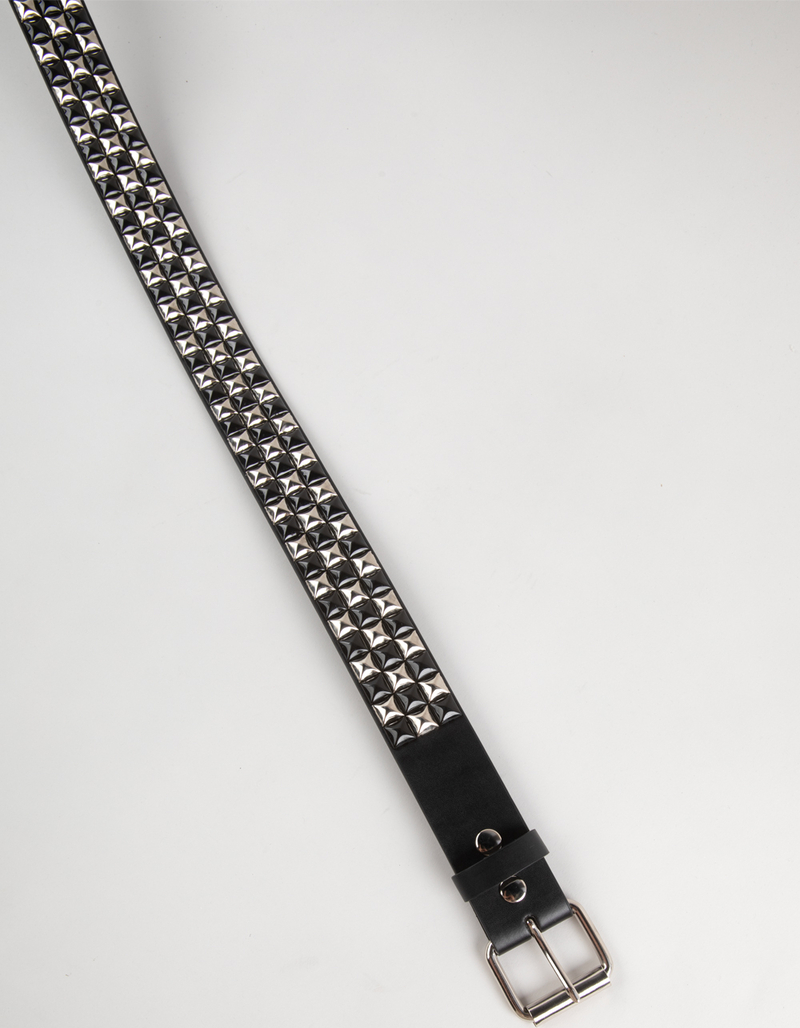 Black Silver Stud Belt image number 1