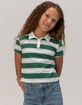 RSQ Girls Rugby Stripe Polo Shirt image number 2