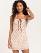 FULL TILT Halter Texture Womens Bodycon Dress image number 1