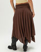 WEST OF MELROSE Womens Fold Over Maxi Skirt  image number 4